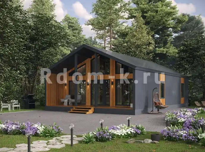 Коттедж 12х8м «Бетховен»